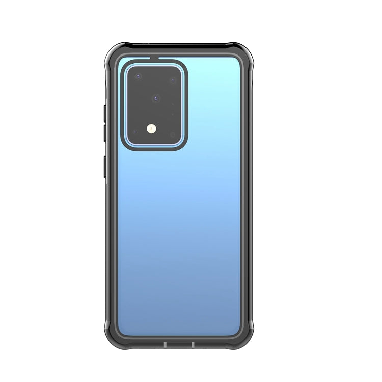 For Samsung Galaxy S20 Ultra Life Waterproof Dustproof Shockproof Transparent Acrylic Case(Black)