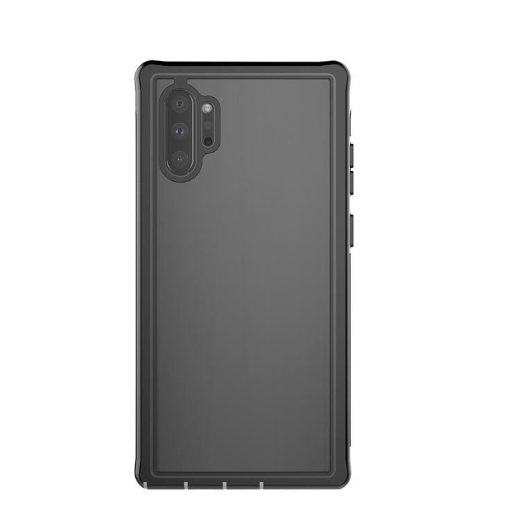 For Samsung Galaxy Note10+ Life Waterproof Dustproof Shockproof Transparent Acrylic Case(Black)