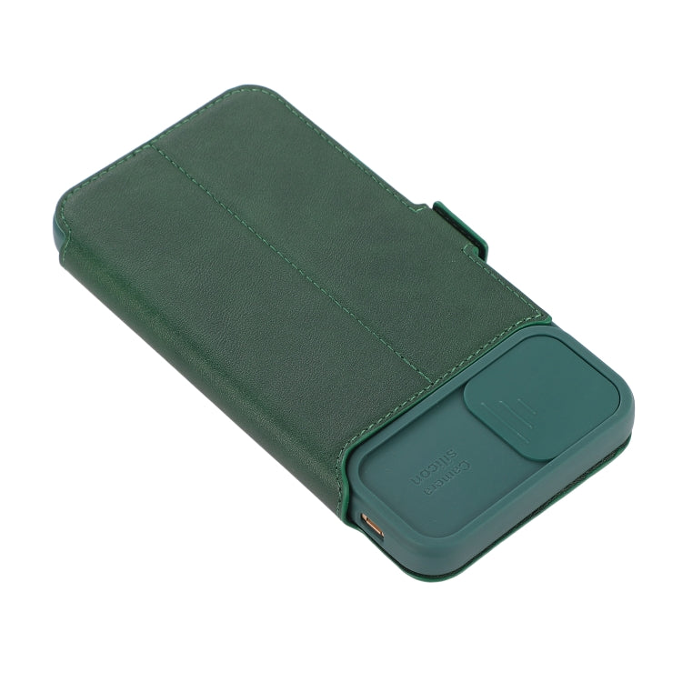 Push Window Double Buckle PU + Silicone Horizontal Flip Leather Case with Holder & Card Slot For iPhone 8 Plus & 7 Plus