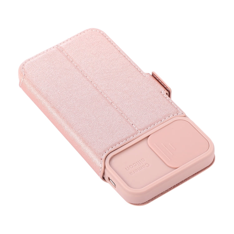 For iPhone X / XS Push Window Double Buckle PU + Silicone Horizontal Flip Leather Case with Holder & Card Slot