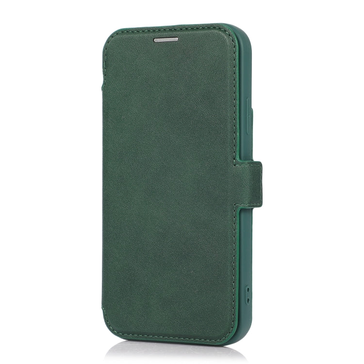For iPhone XR Push Window Double Buckle PU + Silicone Horizontal Flip Leather Case with Holder & Card Slot