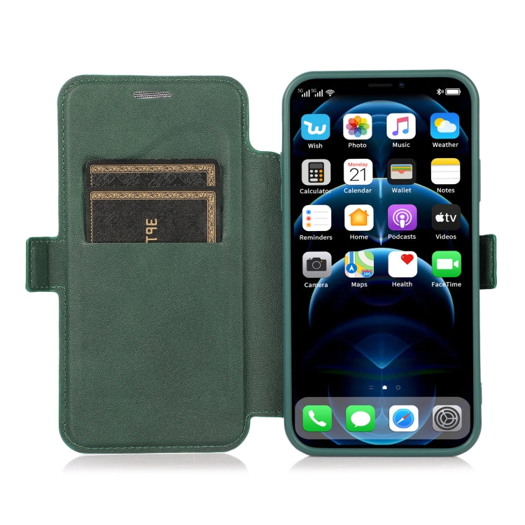 For iPhone XR Push Window Double Buckle PU + Silicone Horizontal Flip Leather Case with Holder & Card Slot