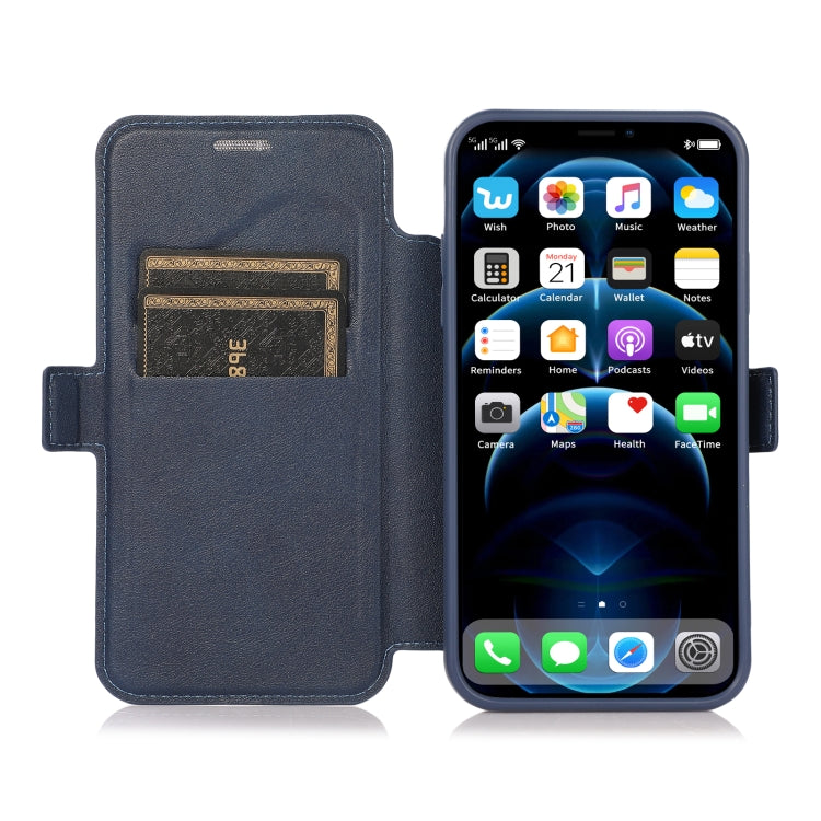 For iPhone XR Push Window Double Buckle PU + Silicone Horizontal Flip Leather Case with Holder & Card Slot