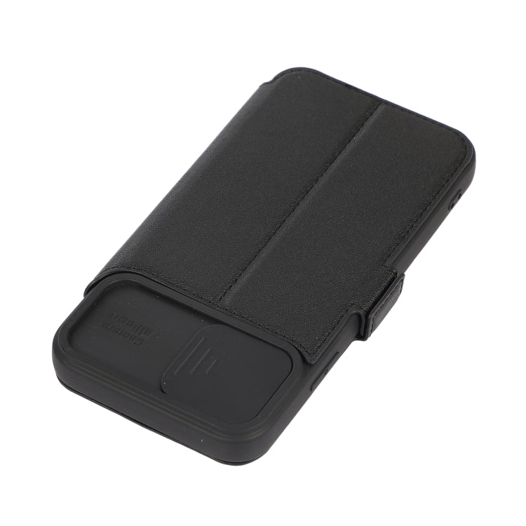 For iPhone XR Push Window Double Buckle PU + Silicone Horizontal Flip Leather Case with Holder & Card Slot
