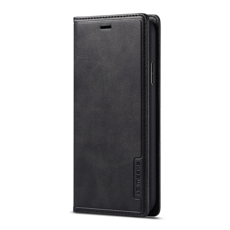 For iPhone XR LC.IMEEKE LC-001 Series PU + TPU Color Matching Frosted Horizontal Flip Leather Case with Holder & Card Slot