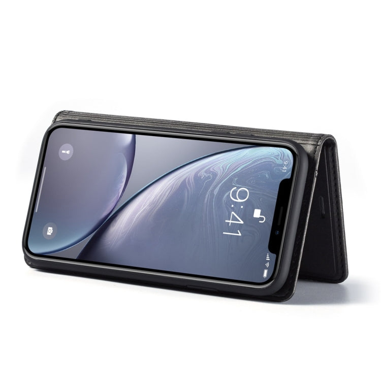 For iPhone XR LC.IMEEKE LC-001 Series PU + TPU Color Matching Frosted Horizontal Flip Leather Case with Holder & Card Slot