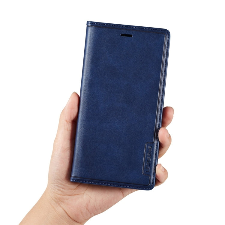 For iPhone XR LC.IMEEKE LC-001 Series PU + TPU Color Matching Frosted Horizontal Flip Leather Case with Holder & Card Slot