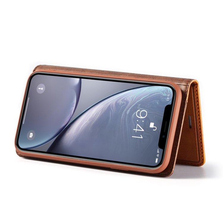 For iPhone XR LC.IMEEKE LC-001 Series PU + TPU Color Matching Frosted Horizontal Flip Leather Case with Holder & Card Slot