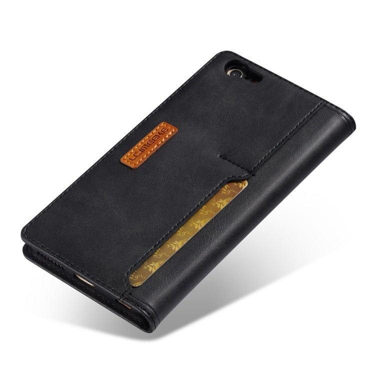 For iPhone 6 / 6s LC.IMEEKE LC-001 Series PU + TPU Color Matching Frosted Horizontal Flip Leather Case with Holder & Card Slot