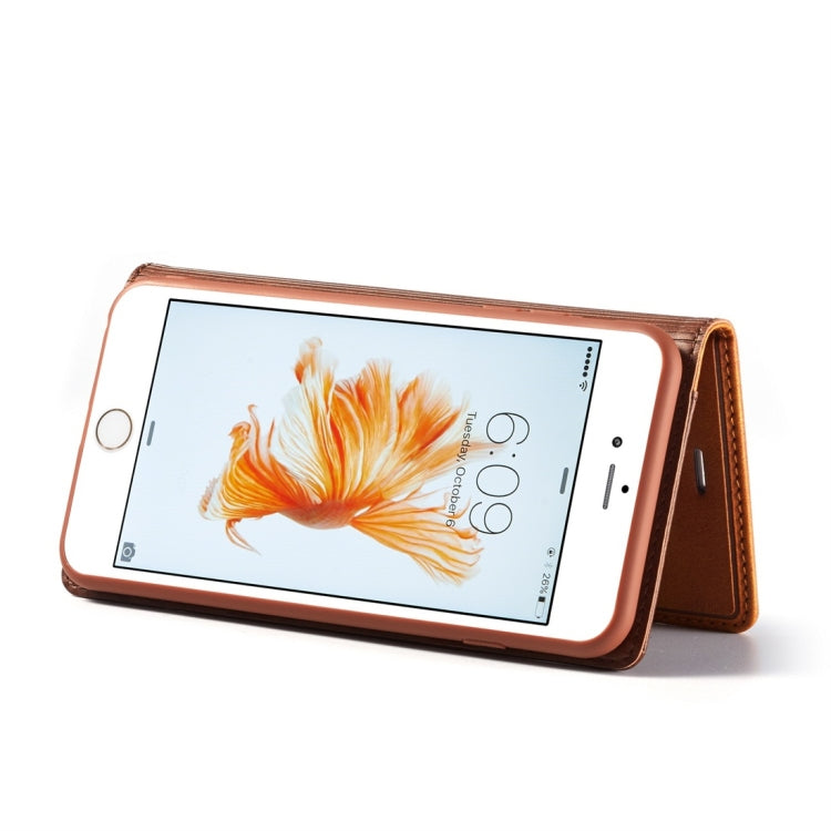 For iPhone 6 / 6s LC.IMEEKE LC-001 Series PU + TPU Color Matching Frosted Horizontal Flip Leather Case with Holder & Card Slot