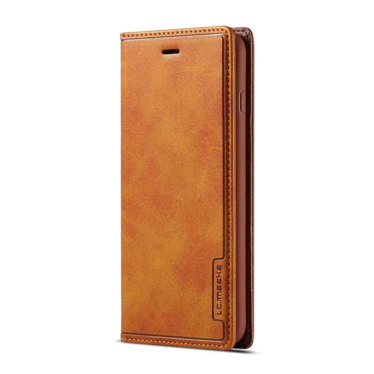 For iPhone 6 Plus / 6s Plus LC.IMEEKE LC-001 Series PU + TPU Color Matching Frosted Horizontal Flip Leather Case with Holder & Card Slot