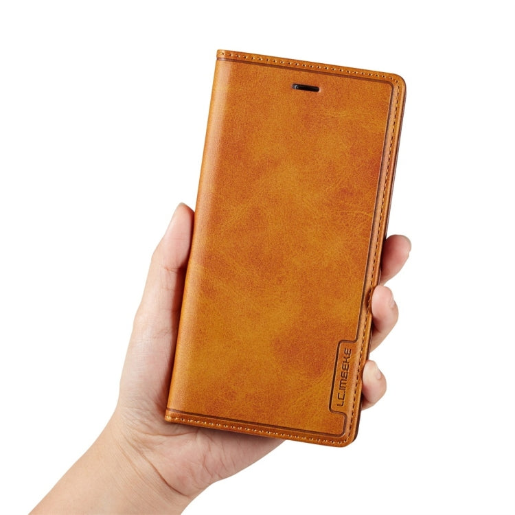 For iPhone 6 Plus / 6s Plus LC.IMEEKE LC-001 Series PU + TPU Color Matching Frosted Horizontal Flip Leather Case with Holder & Card Slot