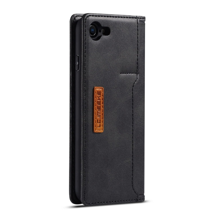 For iPhone 7 / 8 LC.IMEEKE LC-001 Series PU + TPU Color Matching Frosted Horizontal Flip Leather Case with Holder & Card Slot