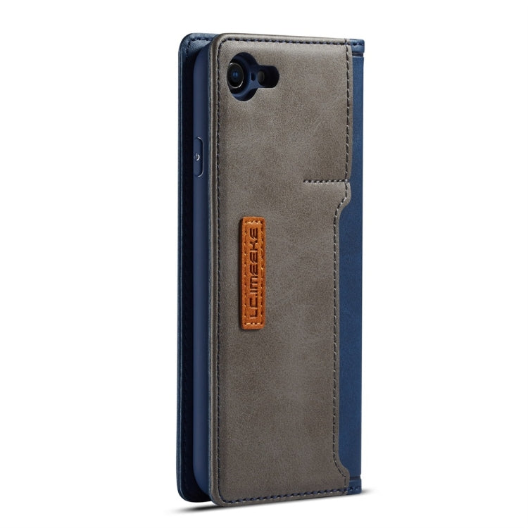 For iPhone 7 / 8 LC.IMEEKE LC-001 Series PU + TPU Color Matching Frosted Horizontal Flip Leather Case with Holder & Card Slot