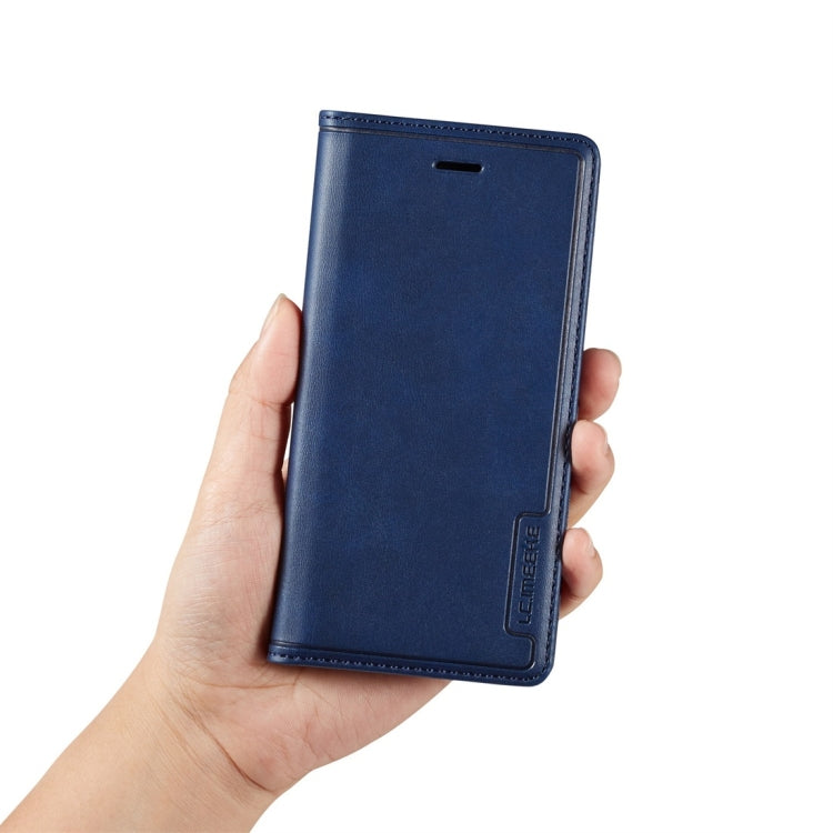 For iPhone 7 / 8 LC.IMEEKE LC-001 Series PU + TPU Color Matching Frosted Horizontal Flip Leather Case with Holder & Card Slot