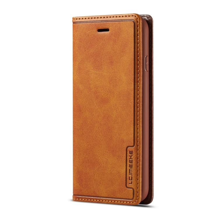 For iPhone 7 / 8 LC.IMEEKE LC-001 Series PU + TPU Color Matching Frosted Horizontal Flip Leather Case with Holder & Card Slot
