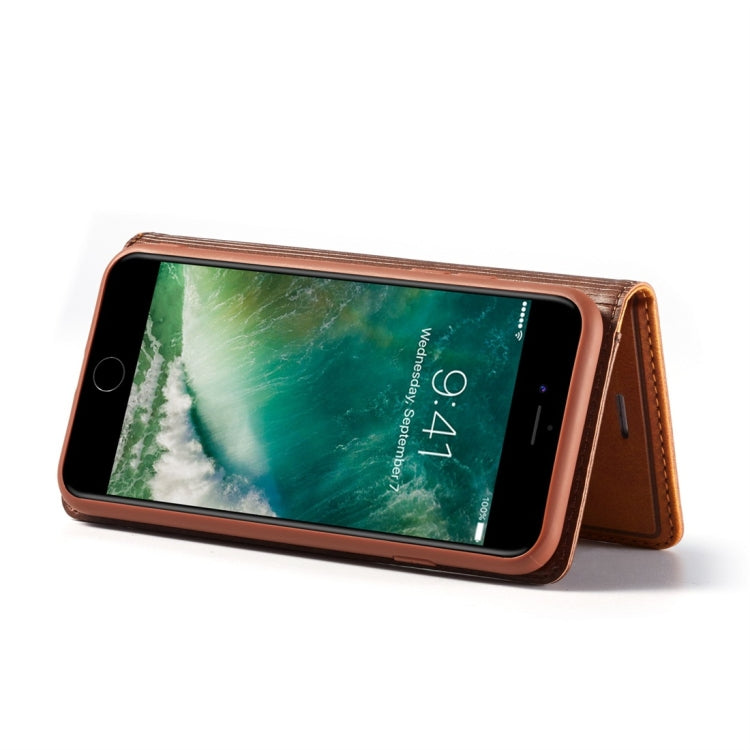 For iPhone 7 / 8 LC.IMEEKE LC-001 Series PU + TPU Color Matching Frosted Horizontal Flip Leather Case with Holder & Card Slot