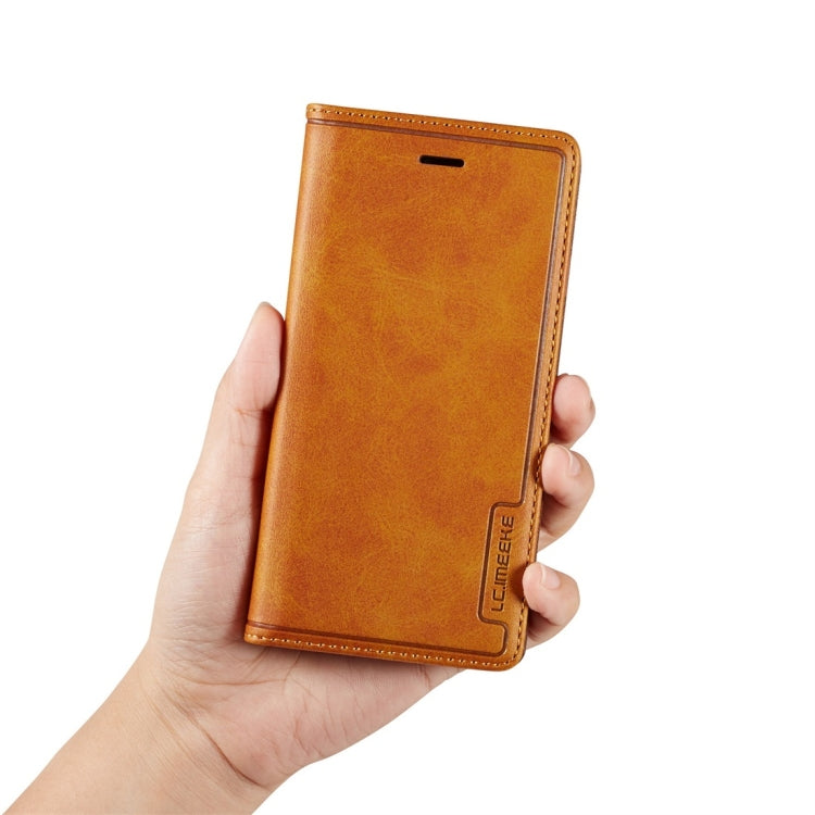 For iPhone 7 / 8 LC.IMEEKE LC-001 Series PU + TPU Color Matching Frosted Horizontal Flip Leather Case with Holder & Card Slot
