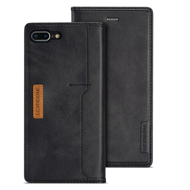 For iPhone 7 Plus / 8 Plus LC.IMEEKE LC-001 Series PU + TPU Color Matching Frosted Horizontal Flip Leather Case with Holder & Card Slot