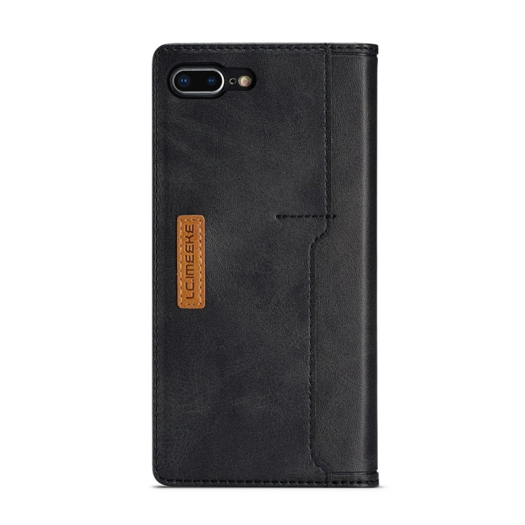 For iPhone 7 Plus / 8 Plus LC.IMEEKE LC-001 Series PU + TPU Color Matching Frosted Horizontal Flip Leather Case with Holder & Card Slot