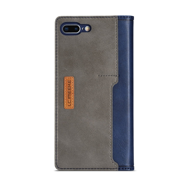 For iPhone 7 Plus / 8 Plus LC.IMEEKE LC-001 Series PU + TPU Color Matching Frosted Horizontal Flip Leather Case with Holder & Card Slot