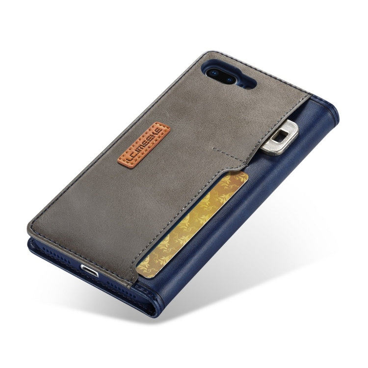 For iPhone 7 Plus / 8 Plus LC.IMEEKE LC-001 Series PU + TPU Color Matching Frosted Horizontal Flip Leather Case with Holder & Card Slot