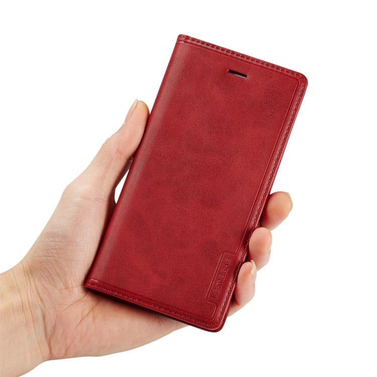 For iPhone 7 Plus / 8 Plus LC.IMEEKE LC-001 Series PU + TPU Color Matching Frosted Horizontal Flip Leather Case with Holder & Card Slot