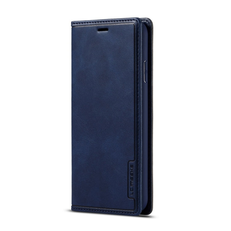 For iPhone X / XS LC.IMEEKE LC-001 Series PU + TPU Color Matching Frosted Horizontal Flip Leather Case with Holder & Card Slot