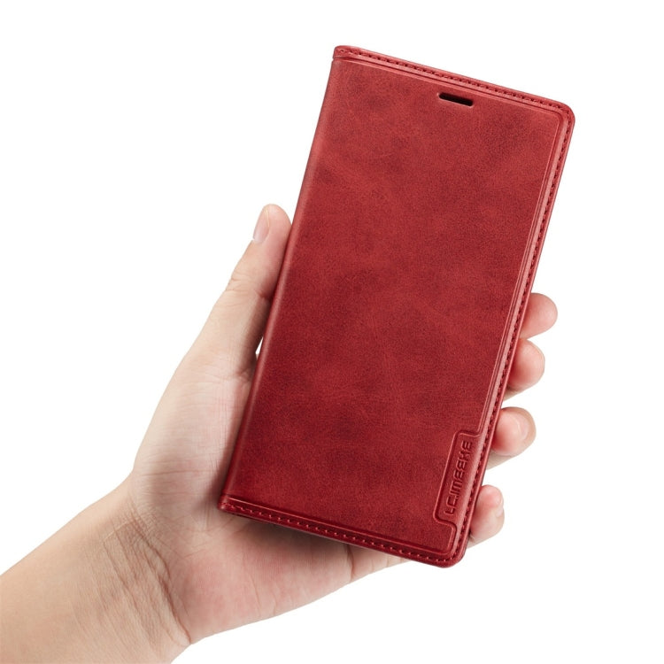 For iPhone X / XS LC.IMEEKE LC-001 Series PU + TPU Color Matching Frosted Horizontal Flip Leather Case with Holder & Card Slot
