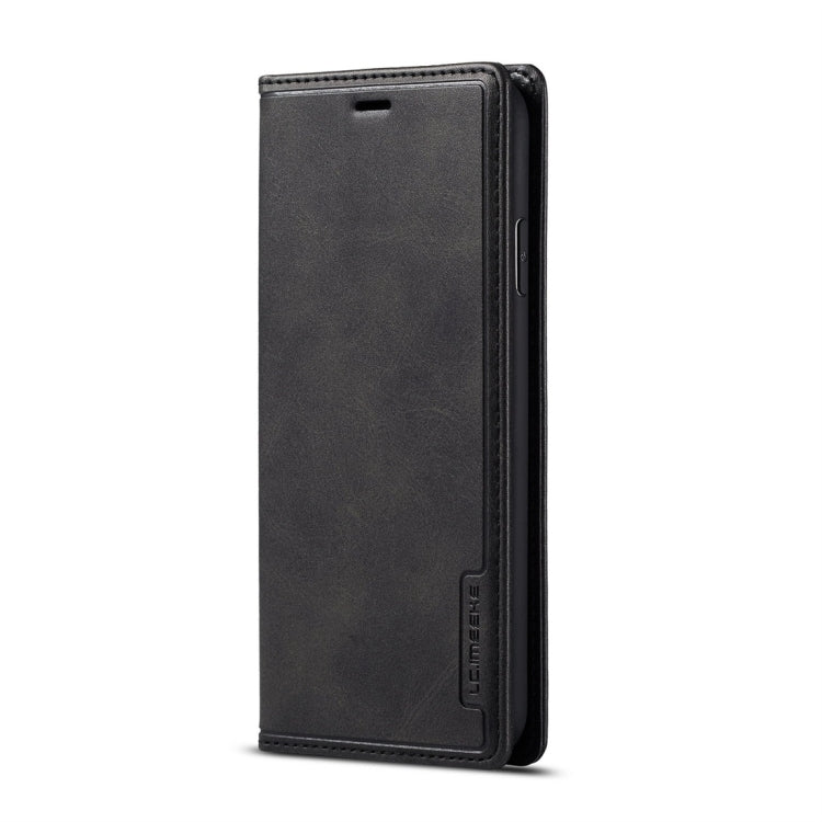 For iPhone XS Max LC.IMEEKE LC-001 Series PU + TPU Color Matching Frosted Horizontal Flip Leather Case with Holder & Card Slot