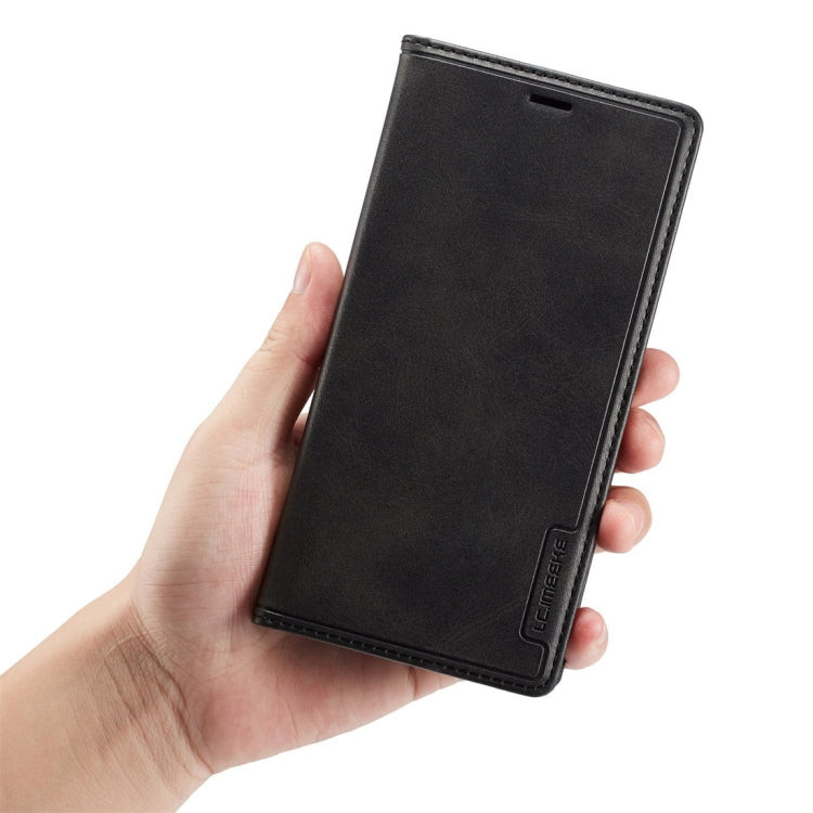 For iPhone XS Max LC.IMEEKE LC-001 Series PU + TPU Color Matching Frosted Horizontal Flip Leather Case with Holder & Card Slot