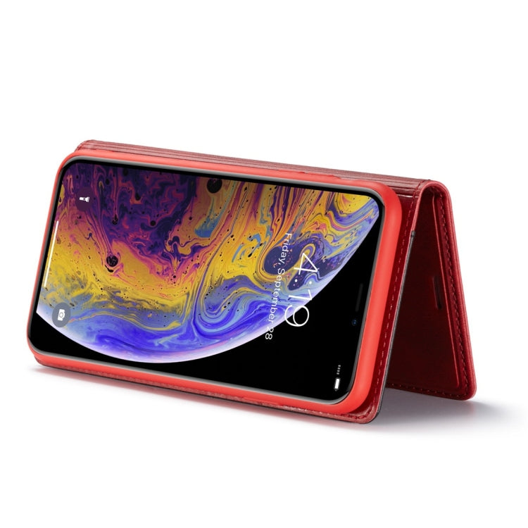 For iPhone XS Max LC.IMEEKE LC-001 Series PU + TPU Color Matching Frosted Horizontal Flip Leather Case with Holder & Card Slot
