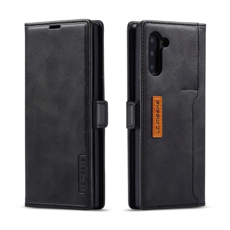 For Galaxy Note 10 LC.IMEEKE LC-001 Series PU + TPU Color Matching Frosted Horizontal Flip Leather Case with Holder & Card Slot