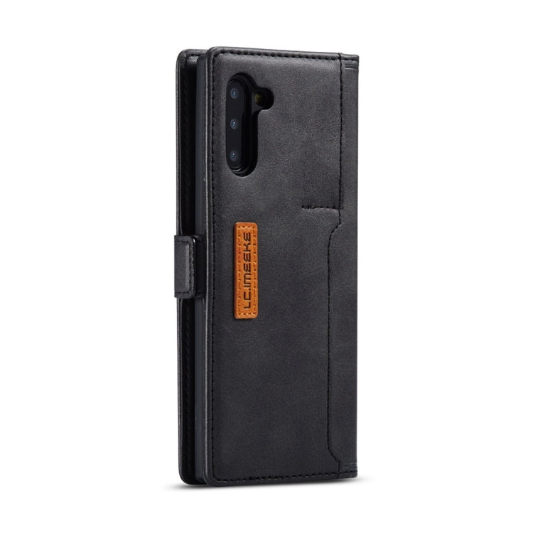 For Galaxy Note 10 LC.IMEEKE LC-001 Series PU + TPU Color Matching Frosted Horizontal Flip Leather Case with Holder & Card Slot