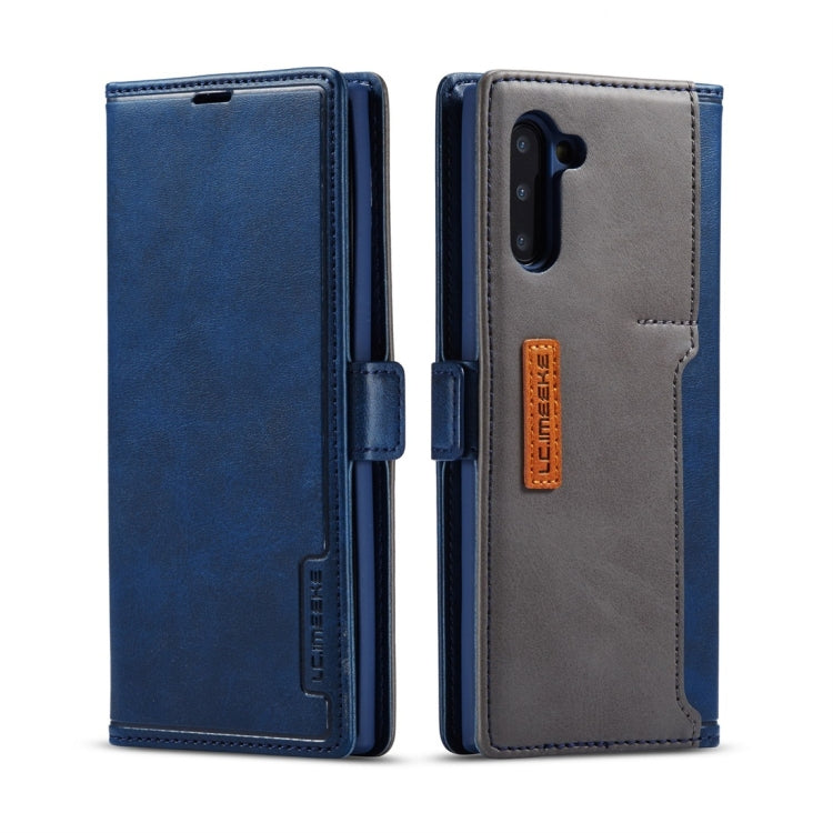 For Galaxy Note 10 LC.IMEEKE LC-001 Series PU + TPU Color Matching Frosted Horizontal Flip Leather Case with Holder & Card Slot