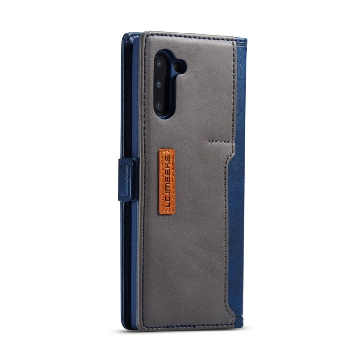 For Galaxy Note 10 LC.IMEEKE LC-001 Series PU + TPU Color Matching Frosted Horizontal Flip Leather Case with Holder & Card Slot