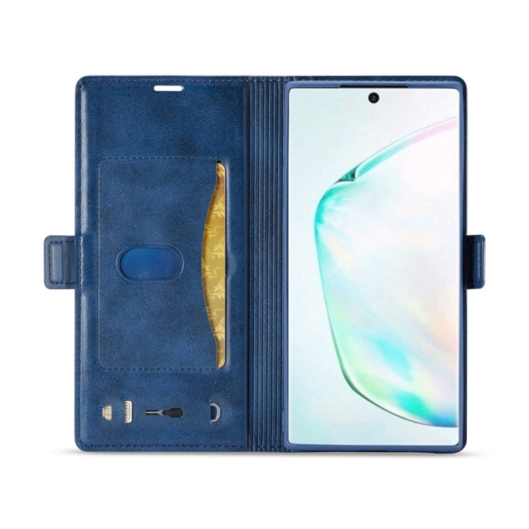 For Galaxy Note 10 LC.IMEEKE LC-001 Series PU + TPU Color Matching Frosted Horizontal Flip Leather Case with Holder & Card Slot
