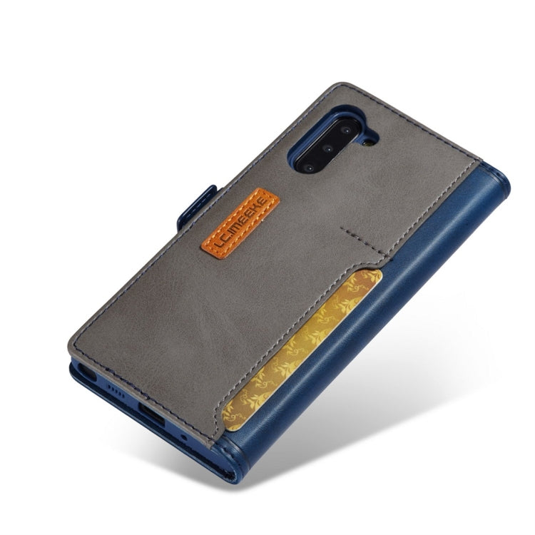 For Galaxy Note 10 LC.IMEEKE LC-001 Series PU + TPU Color Matching Frosted Horizontal Flip Leather Case with Holder & Card Slot