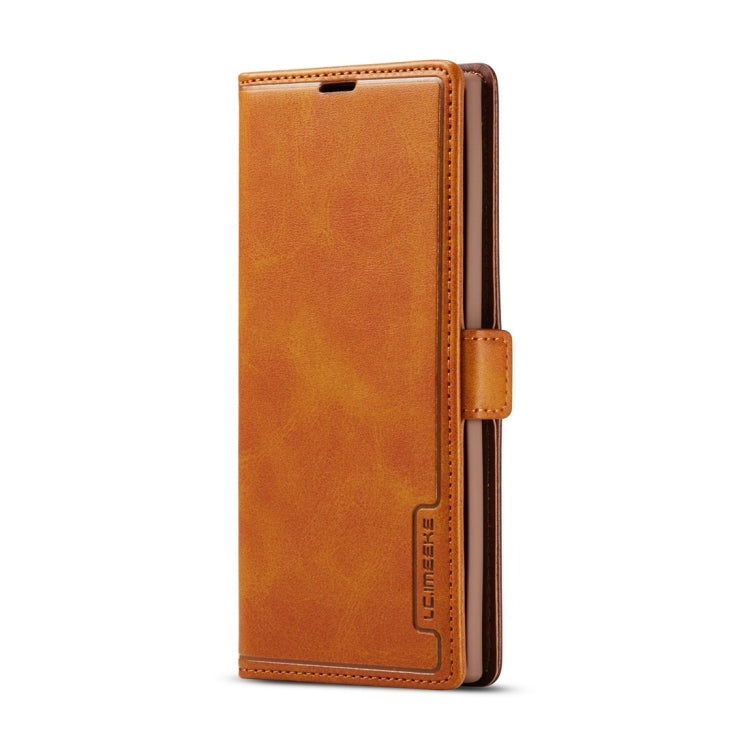 For Galaxy Note 10 LC.IMEEKE LC-001 Series PU + TPU Color Matching Frosted Horizontal Flip Leather Case with Holder & Card Slot
