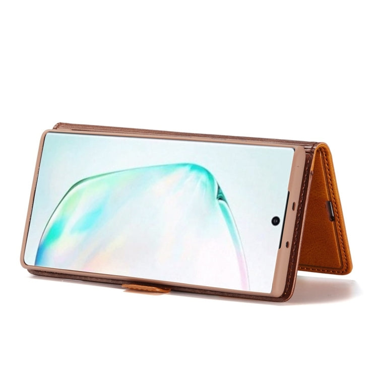 For Galaxy Note 10 LC.IMEEKE LC-001 Series PU + TPU Color Matching Frosted Horizontal Flip Leather Case with Holder & Card Slot