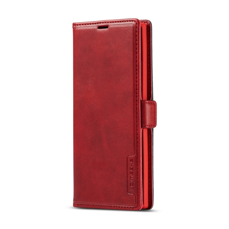 For Galaxy Note 10 LC.IMEEKE LC-001 Series PU + TPU Color Matching Frosted Horizontal Flip Leather Case with Holder & Card Slot