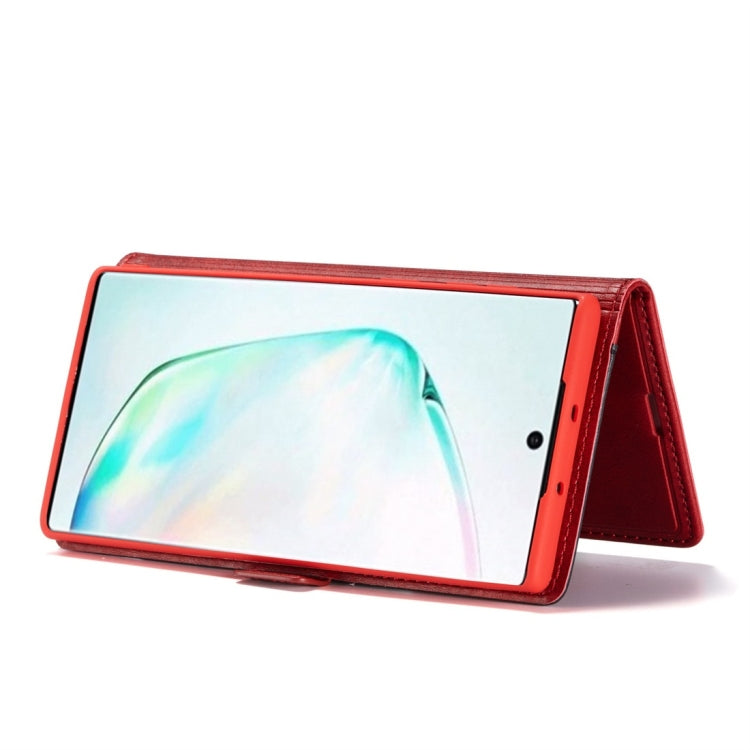 For Galaxy Note 10 LC.IMEEKE LC-001 Series PU + TPU Color Matching Frosted Horizontal Flip Leather Case with Holder & Card Slot