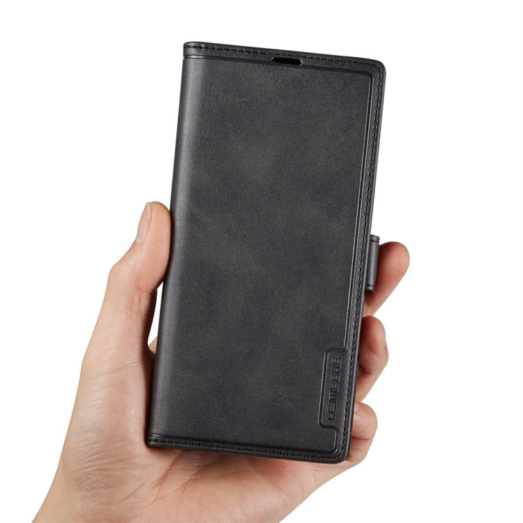 For Galaxy Note 10+ LC.IMEEKE LC-001 Series PU + TPU Color Matching Frosted Horizontal Flip Leather Case with Holder & Card Slot