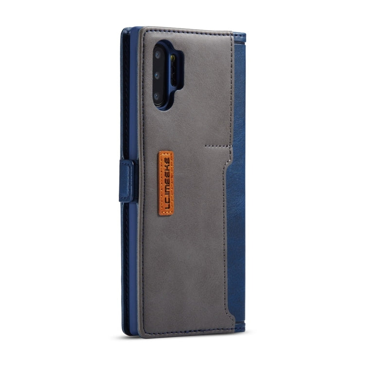 For Galaxy Note 10+ LC.IMEEKE LC-001 Series PU + TPU Color Matching Frosted Horizontal Flip Leather Case with Holder & Card Slot