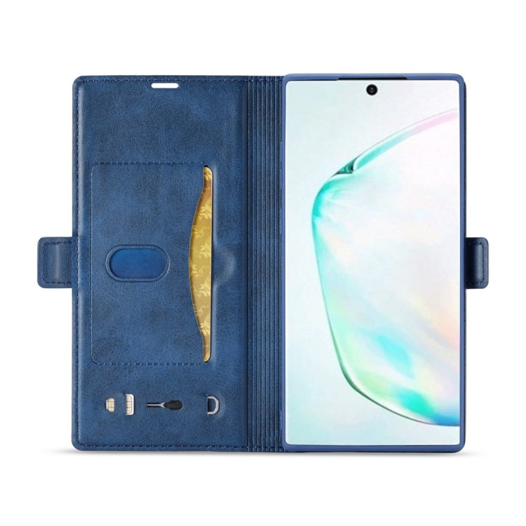 For Galaxy Note 10+ LC.IMEEKE LC-001 Series PU + TPU Color Matching Frosted Horizontal Flip Leather Case with Holder & Card Slot