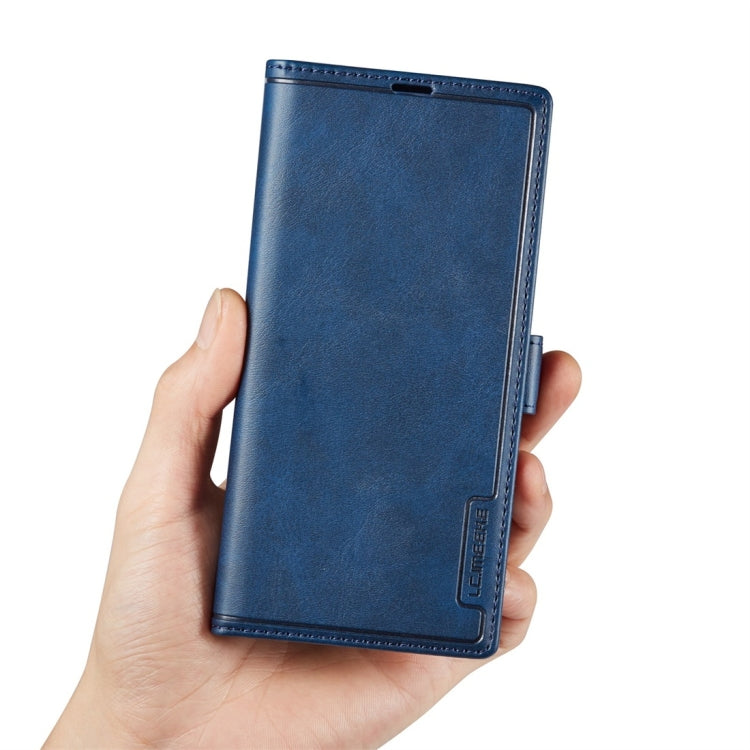 For Galaxy Note 10+ LC.IMEEKE LC-001 Series PU + TPU Color Matching Frosted Horizontal Flip Leather Case with Holder & Card Slot