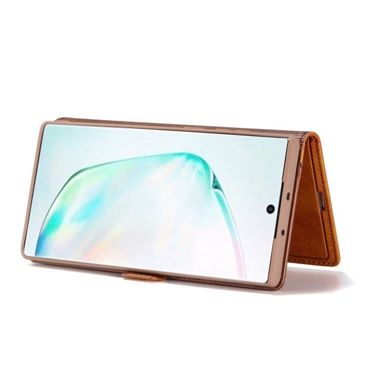 For Galaxy Note 10+ LC.IMEEKE LC-001 Series PU + TPU Color Matching Frosted Horizontal Flip Leather Case with Holder & Card Slot