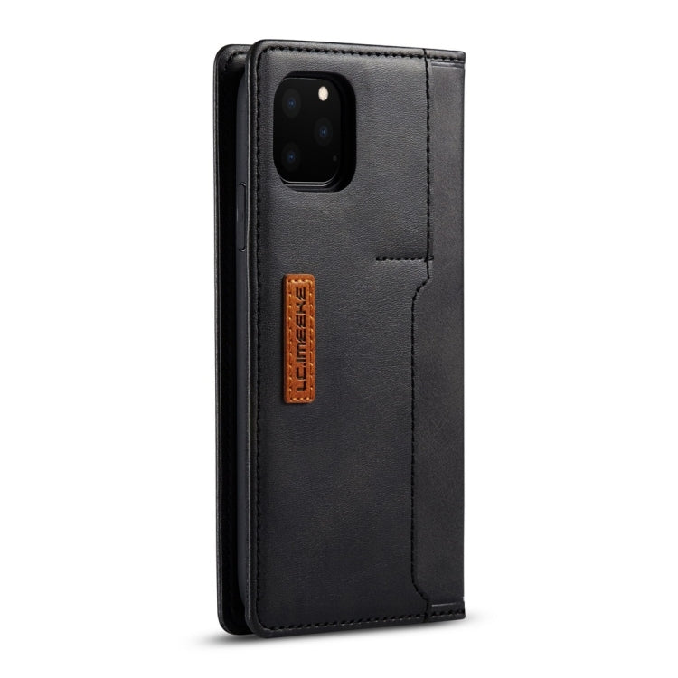 For iPhone 11 Pro LC.IMEEKE LC-001 Series PU + TPU Color Matching Frosted Horizontal Flip Leather Case with Holder & Card Slot