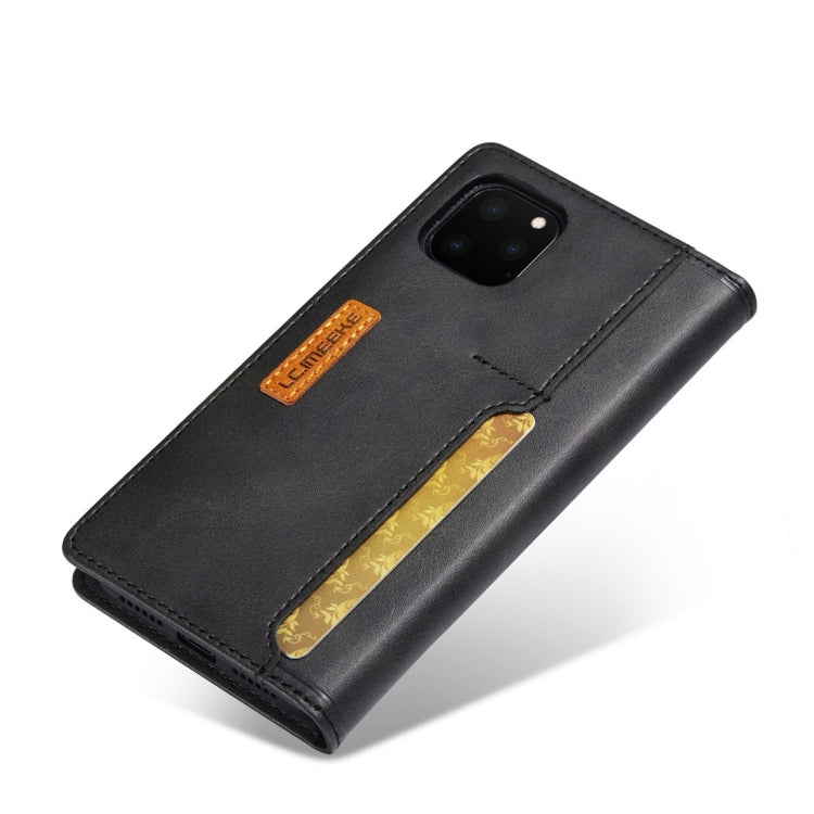 For iPhone 11 Pro LC.IMEEKE LC-001 Series PU + TPU Color Matching Frosted Horizontal Flip Leather Case with Holder & Card Slot
