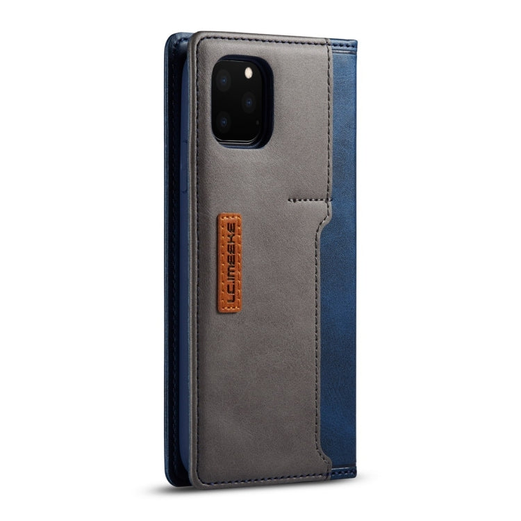 For iPhone 11 Pro LC.IMEEKE LC-001 Series PU + TPU Color Matching Frosted Horizontal Flip Leather Case with Holder & Card Slot
